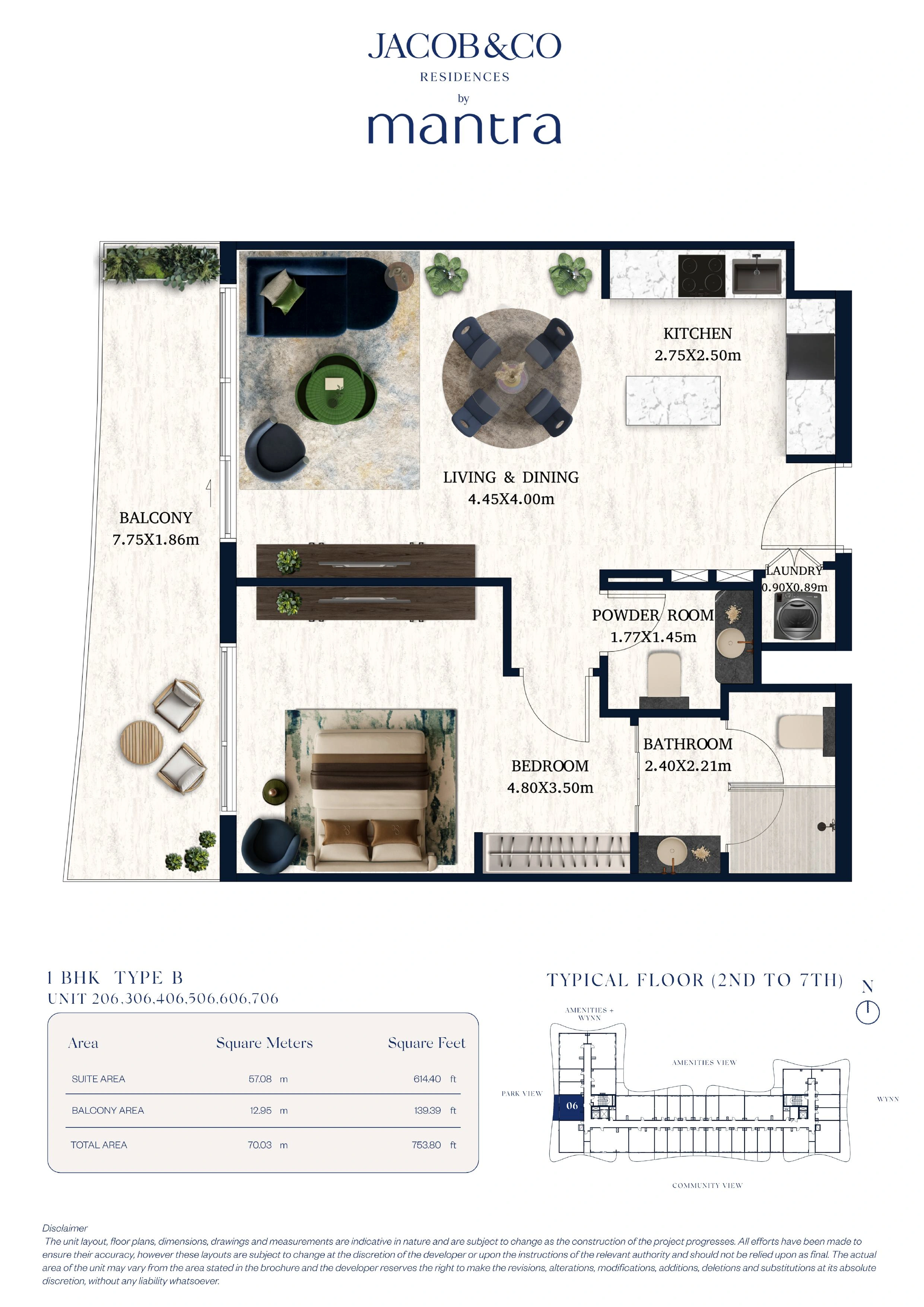 Jacob & Co Residences Floor Plan