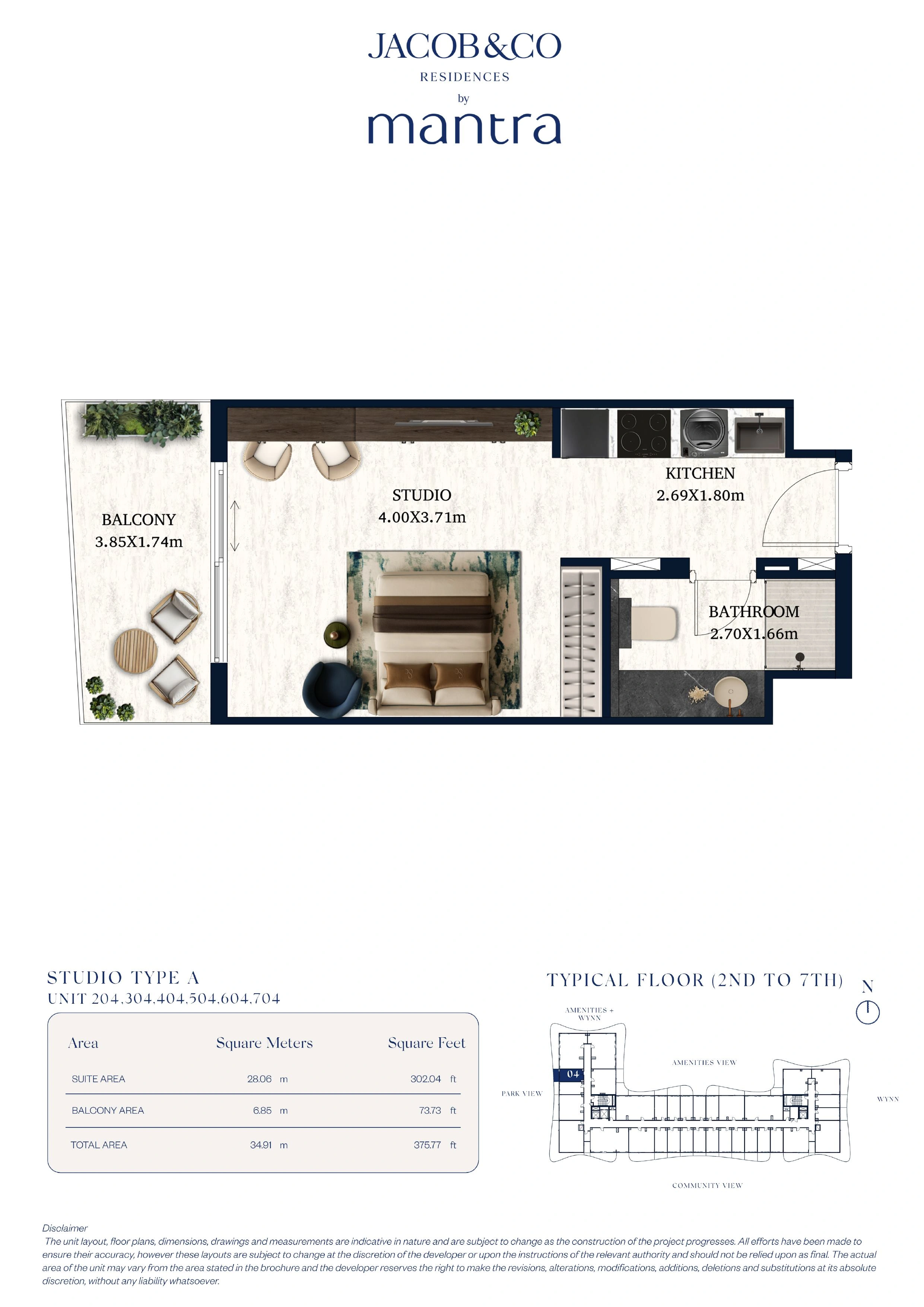 Jacob & Co Residences Floor Plan